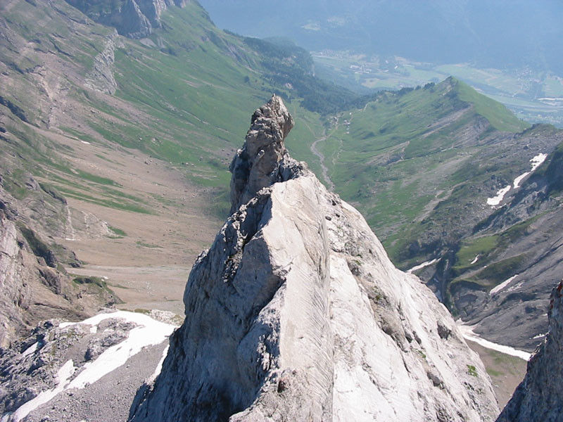 La Pointe Percée - L' "Arête du Doigt"