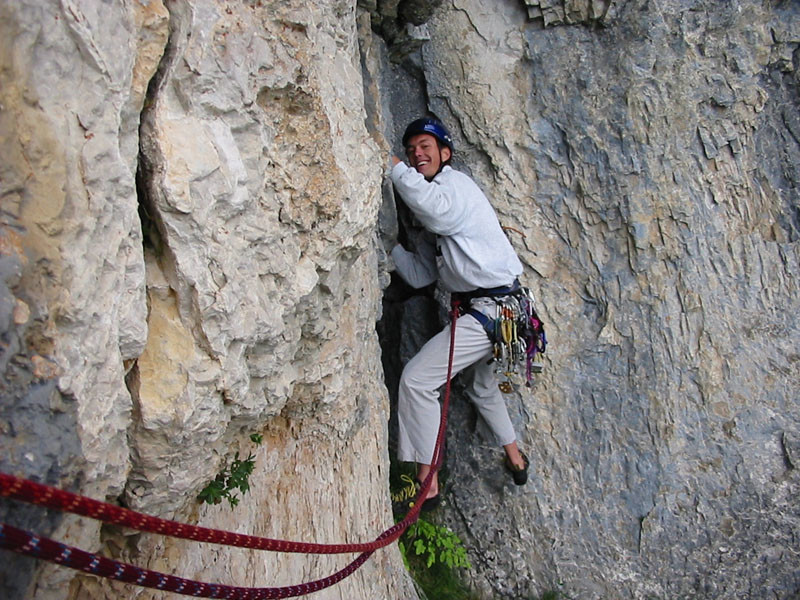 Les rochers de Leschaux - Dièdre des Annemassiens