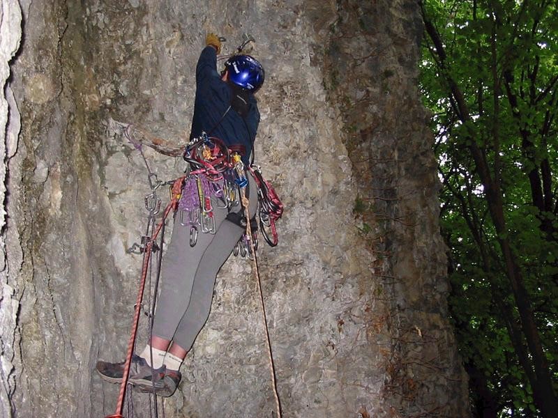 Artif à l'école de la falaise de la Balme