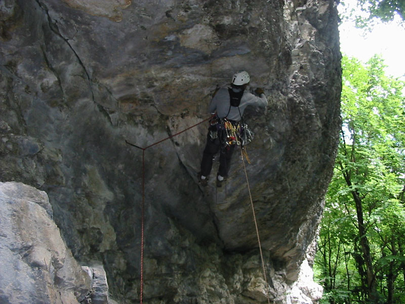 Artif à l'école de la falaise de la Balme