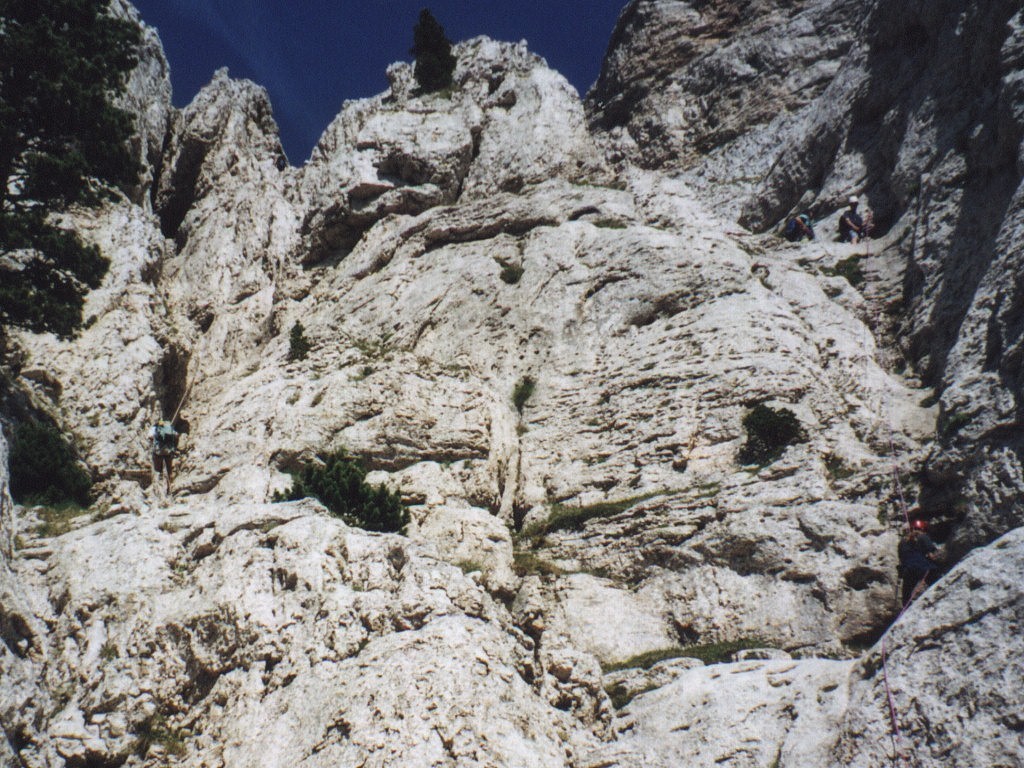 Dans la descente du mont-aiguille