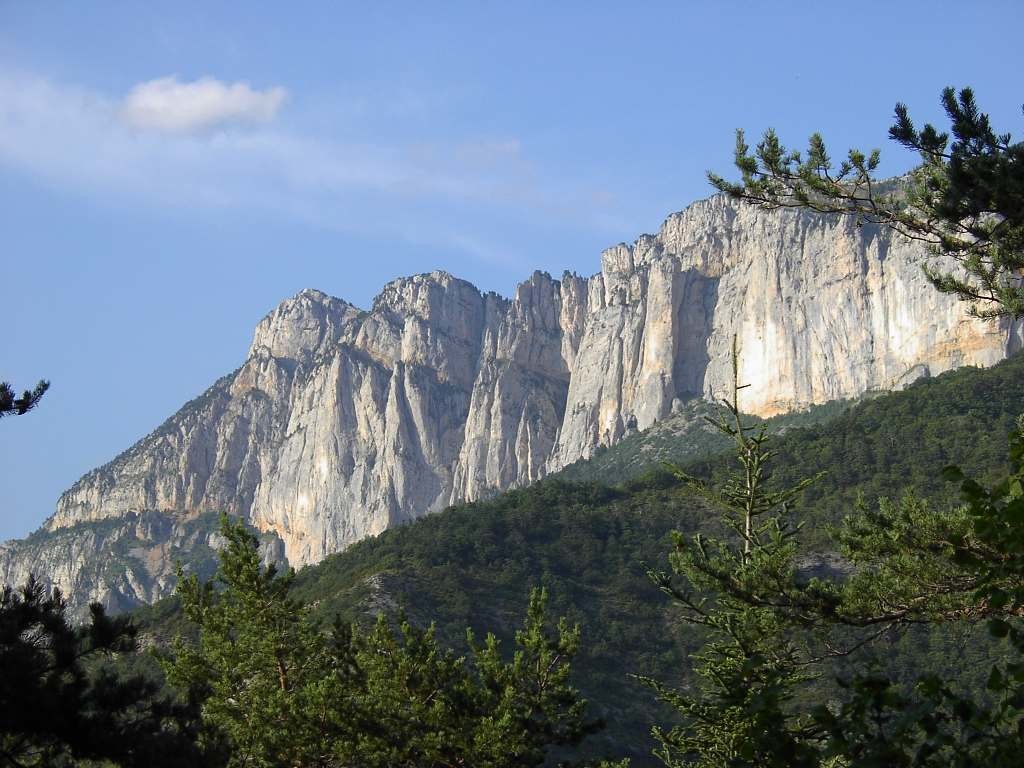 Ensemble de la falaise de Glandasse