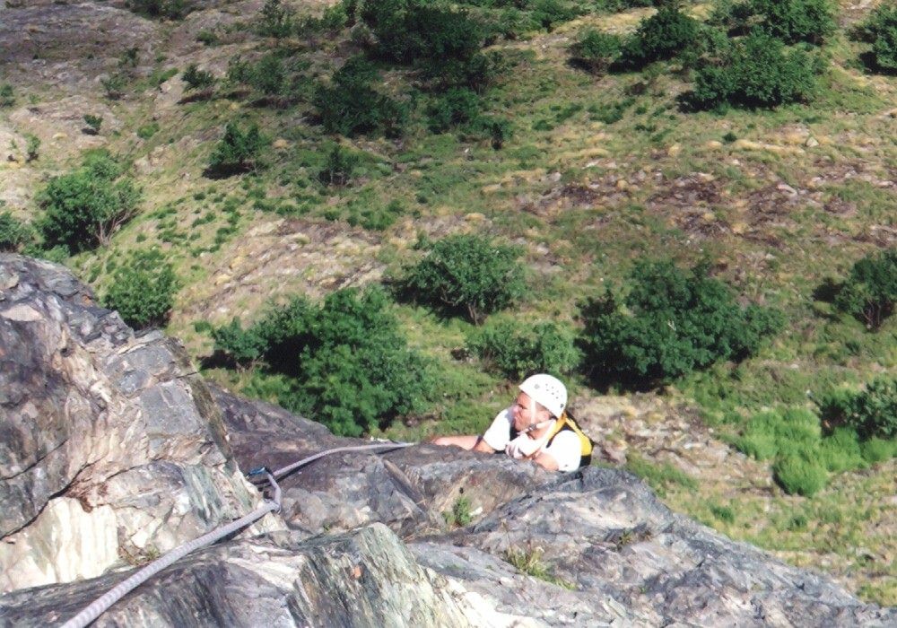 Dans "Le soleil des mourants" aux rochers de l'Homme