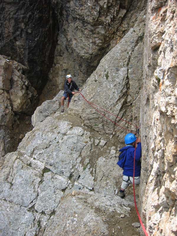 Passage technique dans la traversee