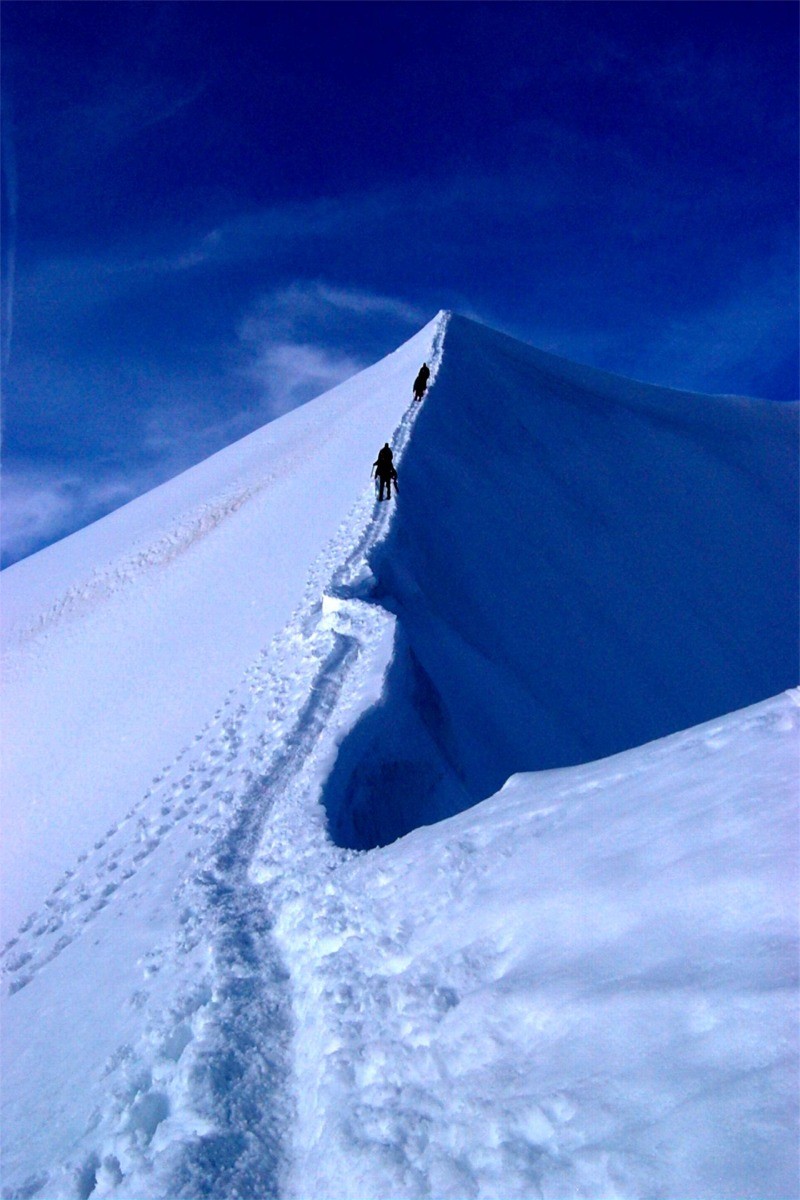 Arête col du plan