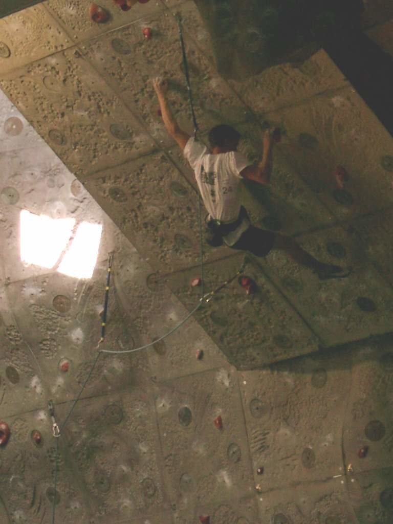 cédric lachat : voie de finale championnat du monde jeunes à Canteleu