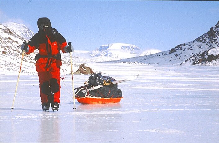 summit lake vallée de la Weasel baffin