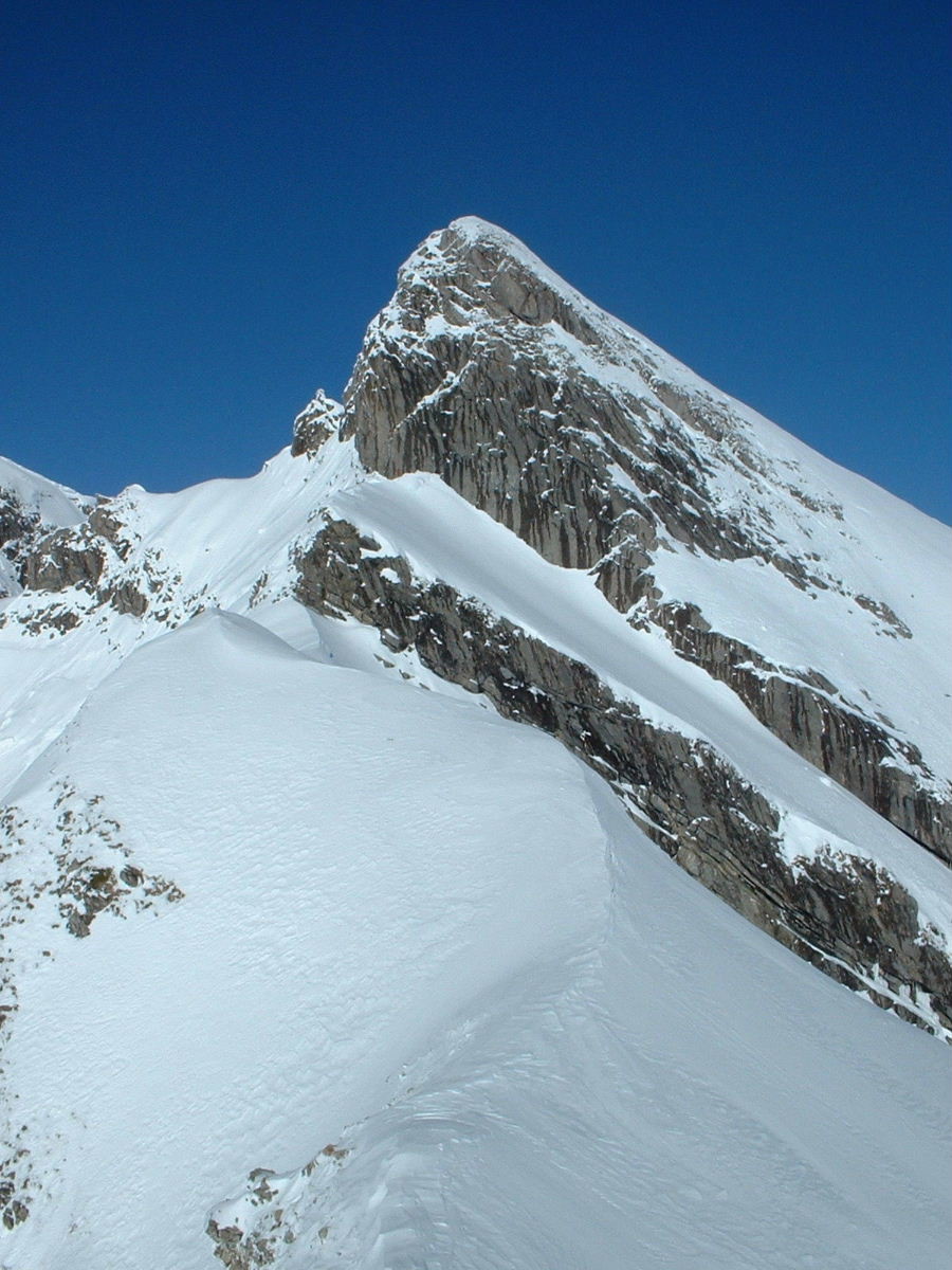 Sommet E du Roc d'Enfer vu depuis la Pointe du Replan