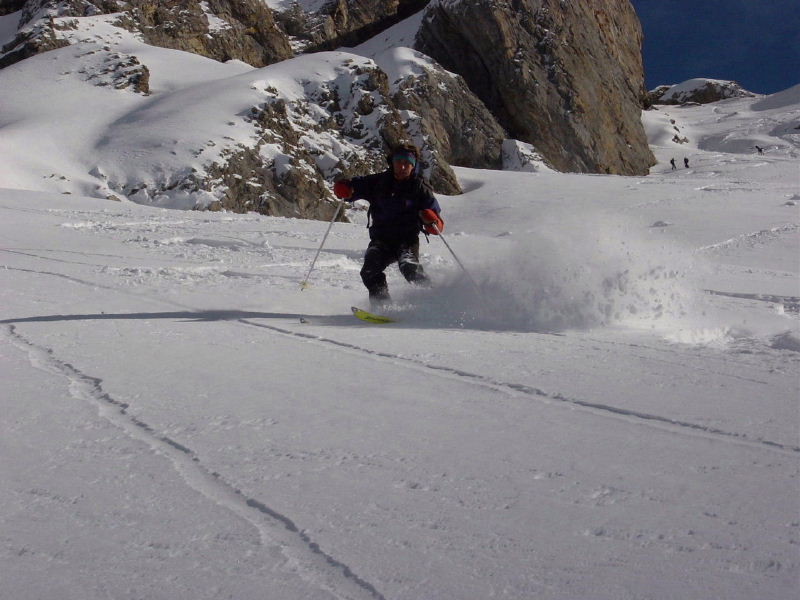 Jean-Luc dans la poudreuse