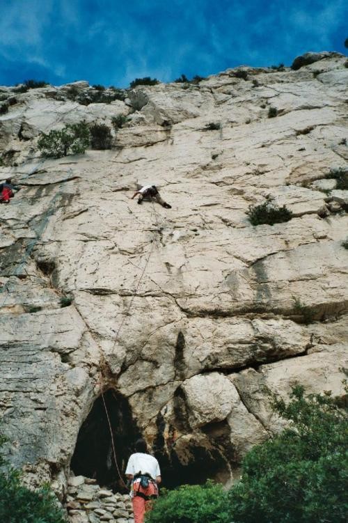 Les dalles de l'Abri Cotier (Morgiou)