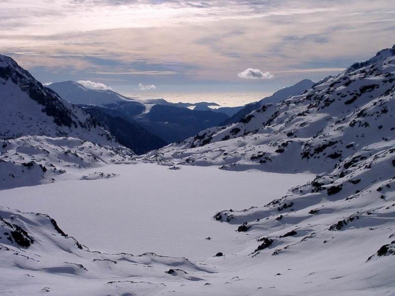 Vue vers le sud et l'Estany Monges