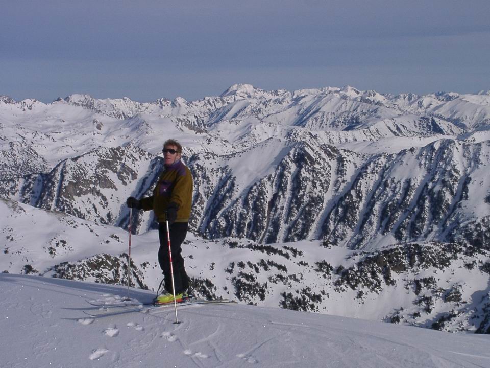Vue sur le Couserans et le Mt Vallier depuis l'Espagne