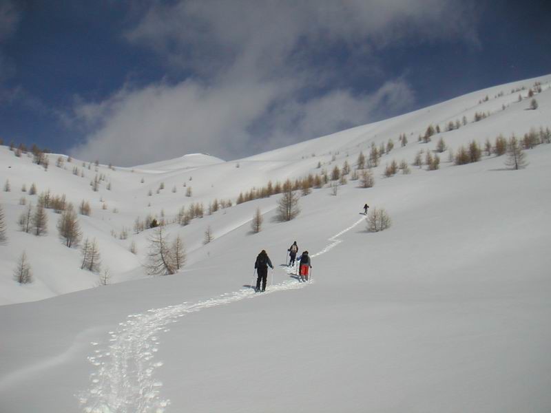Montee apres les granges