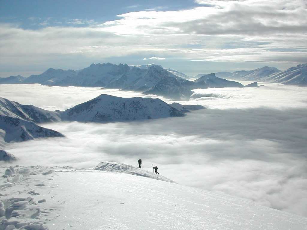 Arrivée au sommet de la Croix de Rougny