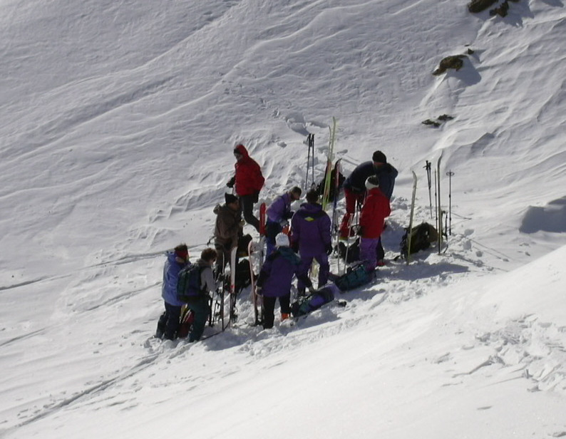 Brochette de "CAFards" au Col des Aiguilles d'Arves