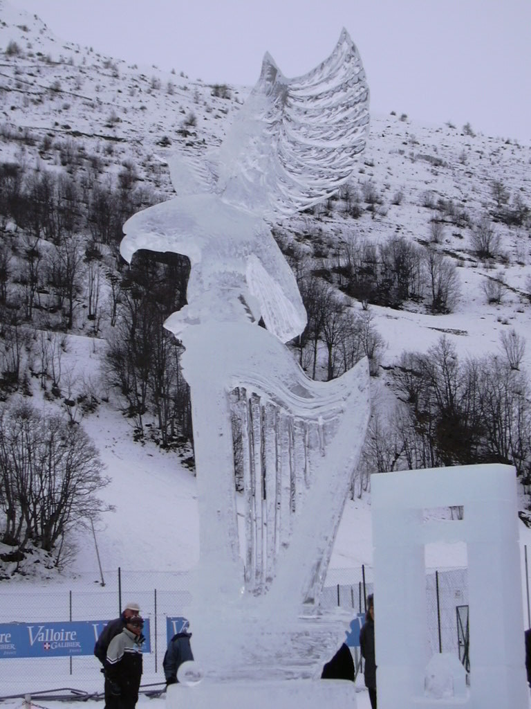 Sculptures sur glace de Valloire 2003