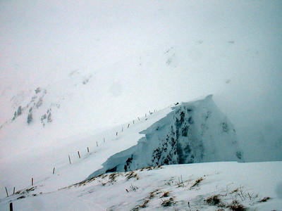Pointe des mattes : Corniches en formation Pointe des mattes : Corniches en formation
