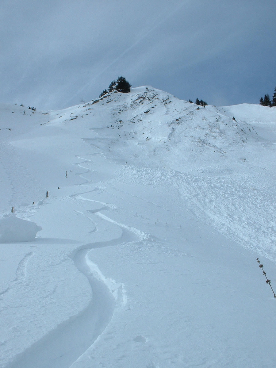 Combe ENE sous la croix de l'Ecuelle