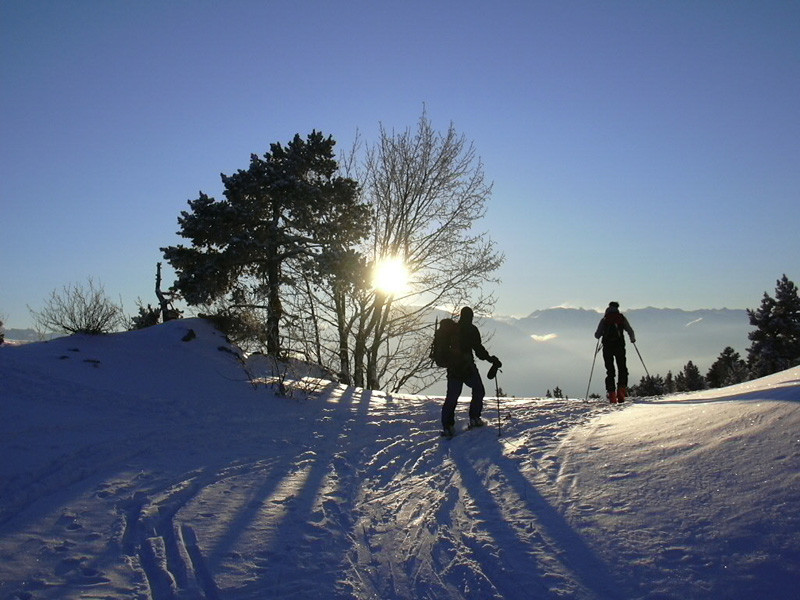 Lever de soleil en montant au Moucherotte