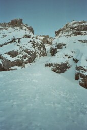 Entrée du couloir nord Paré de Joux