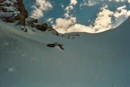 dernière pente du couloir nord d'après les topos)