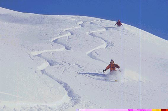 Cima dei Lupi - Knee deep snow
