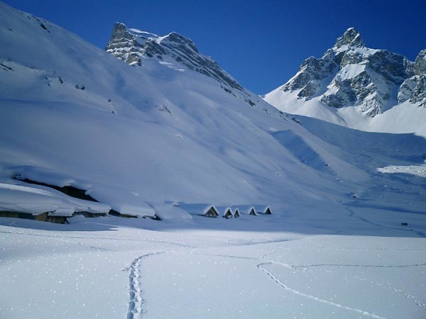 Vallon de Doran et la pointe Percée.