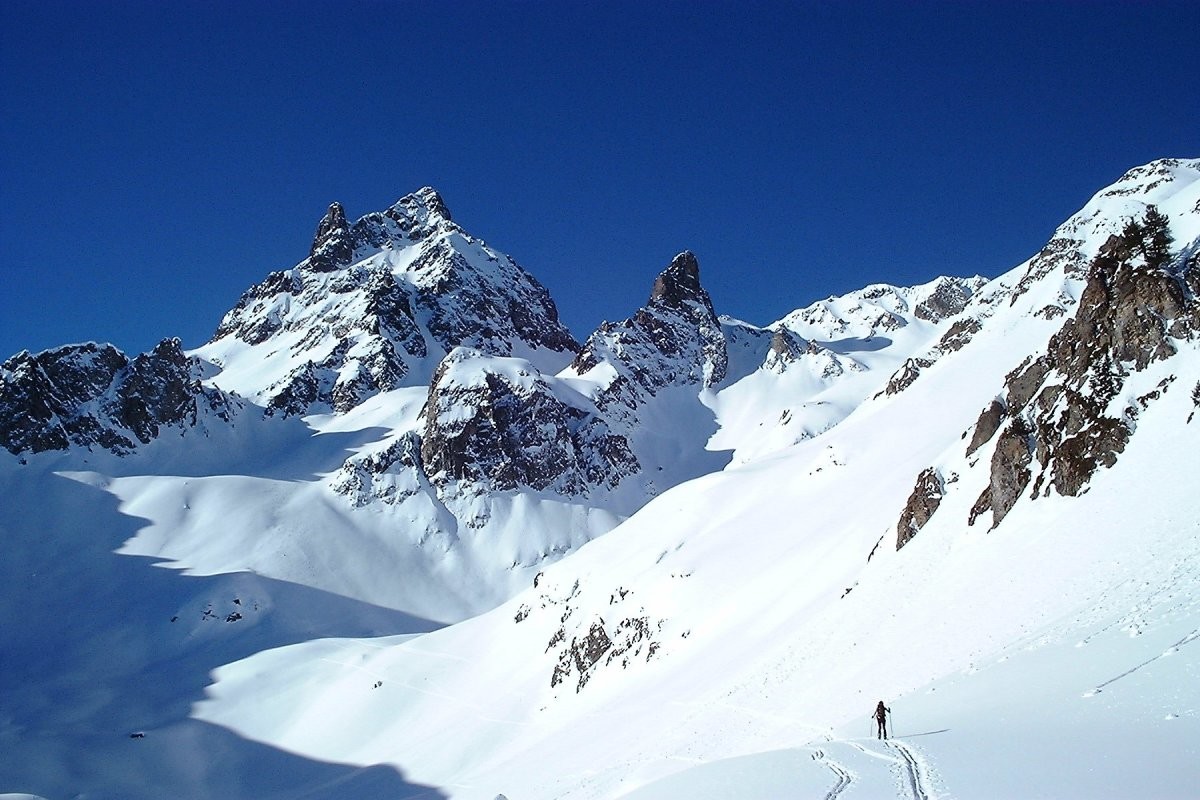 Au dessus du lac de la Balmette