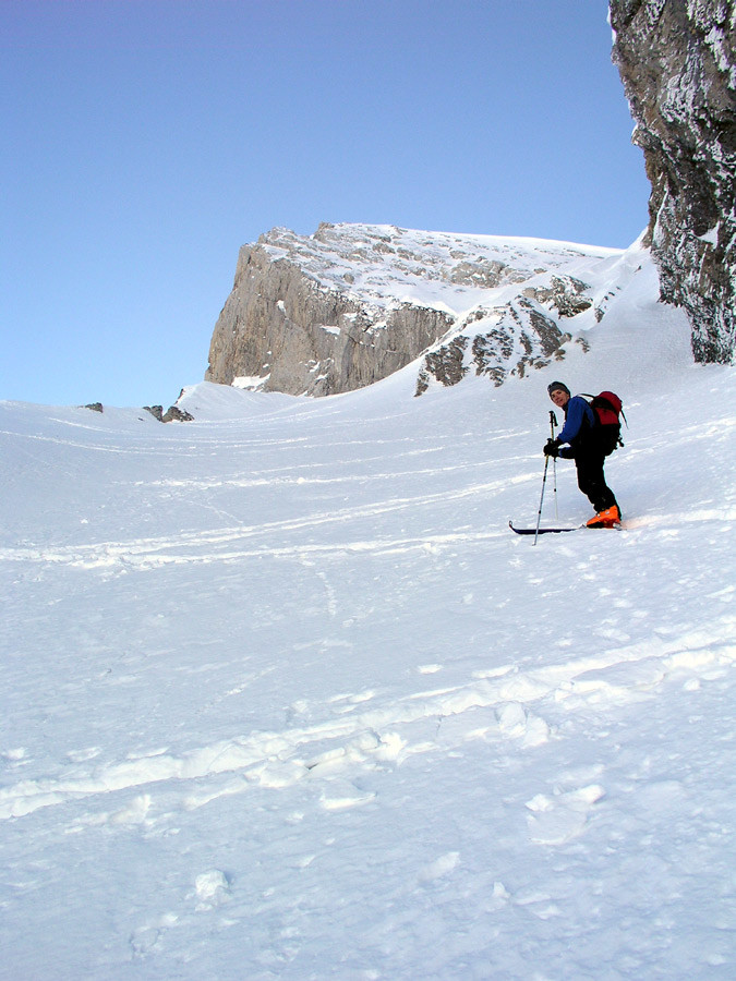 montée du couloir Combaz