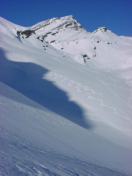 Scendendo dal Bric de Rubren