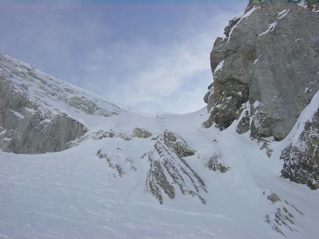 Partie supérieure du couloir de Combaz à L'Etale