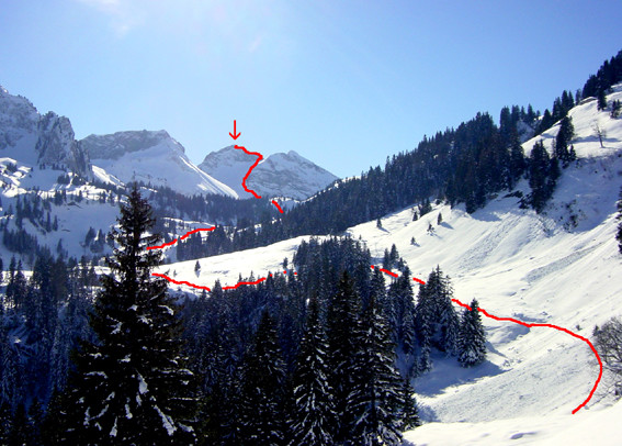 Le Schopfenspitz ou Gros Brun