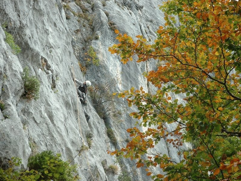 Longueur à l'ancienne en 6a+...