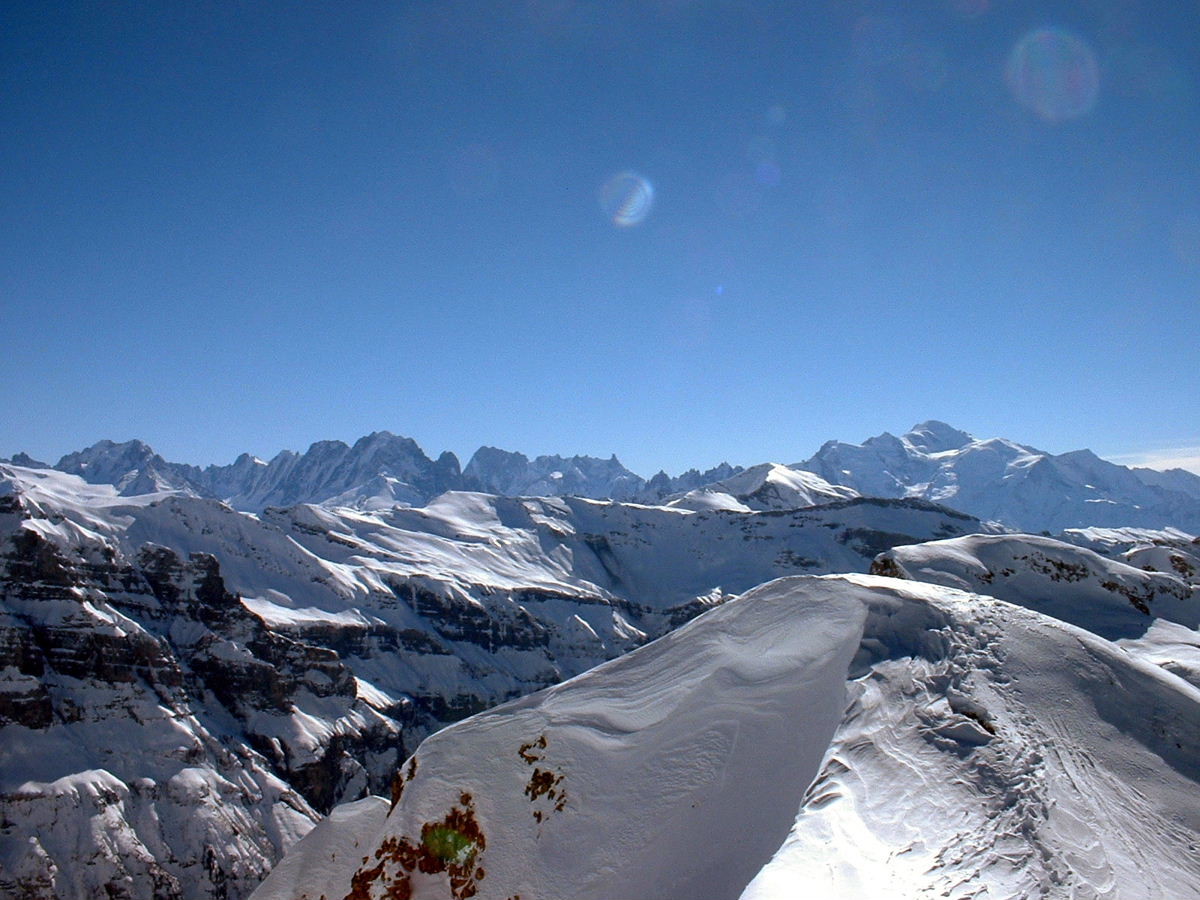 Dents Blanches occidentales : sommet