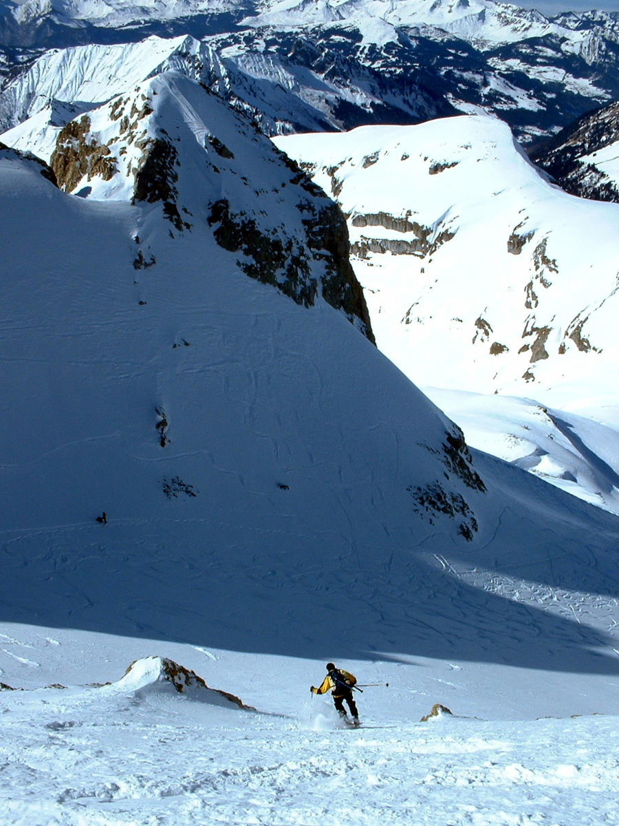 Dents Blanches : descente Face W