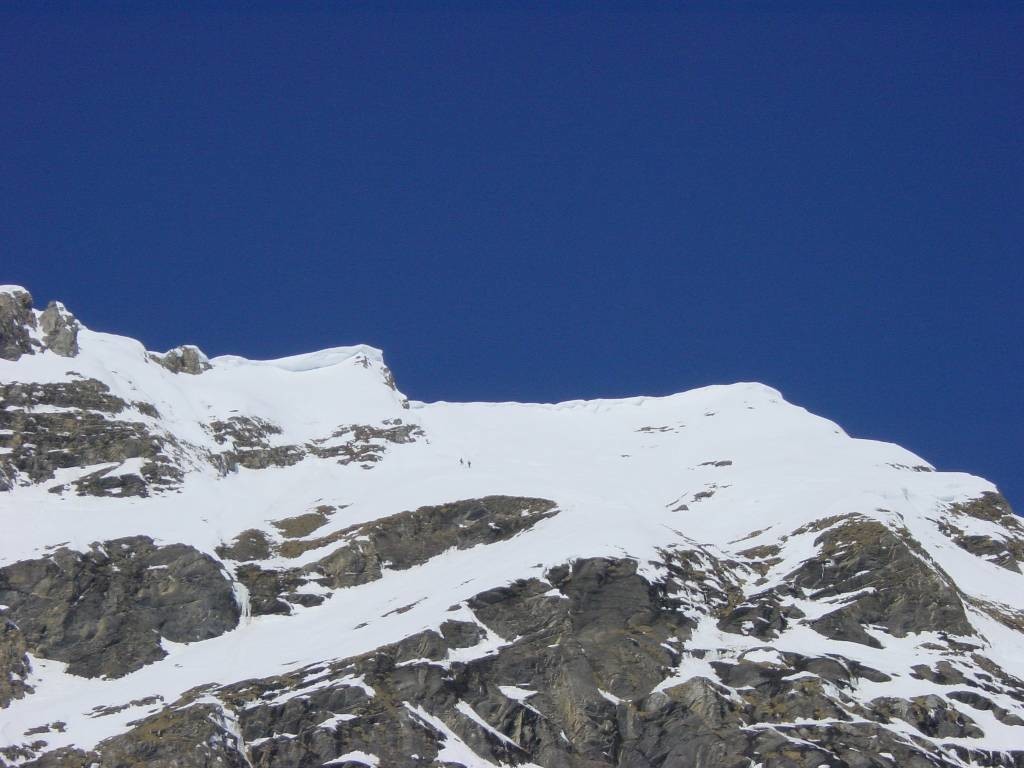 Haut de la face SE de la grande Torche