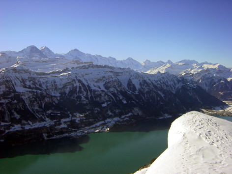 Vue du sommet du Schnierenhörnli