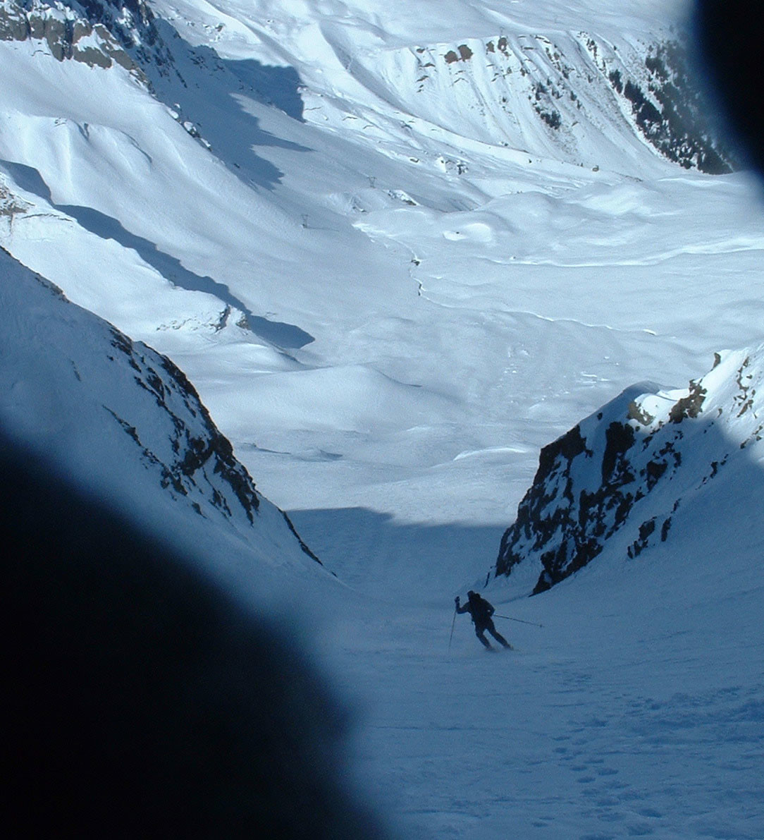 Descente du couloir de Zub