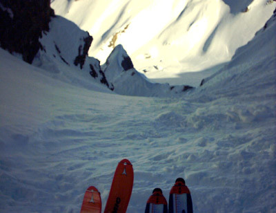 vue du haut du couloir de combaz