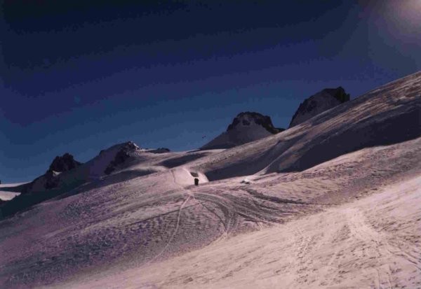 Vallée Blanche - Remontée vers Aiguille d'Entreves