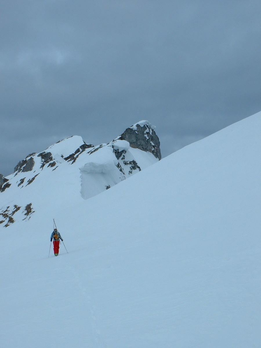 Roc du château d'Oche : arête N