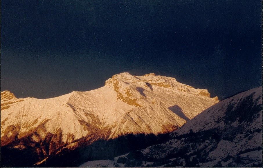 La tournette au lever du soleil