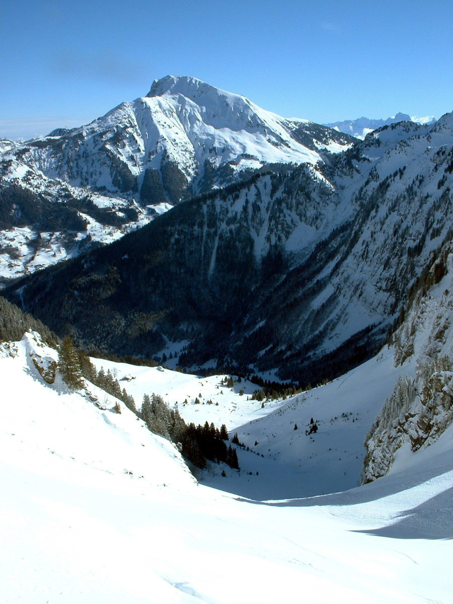 Col de Damoz les moulins : combe E