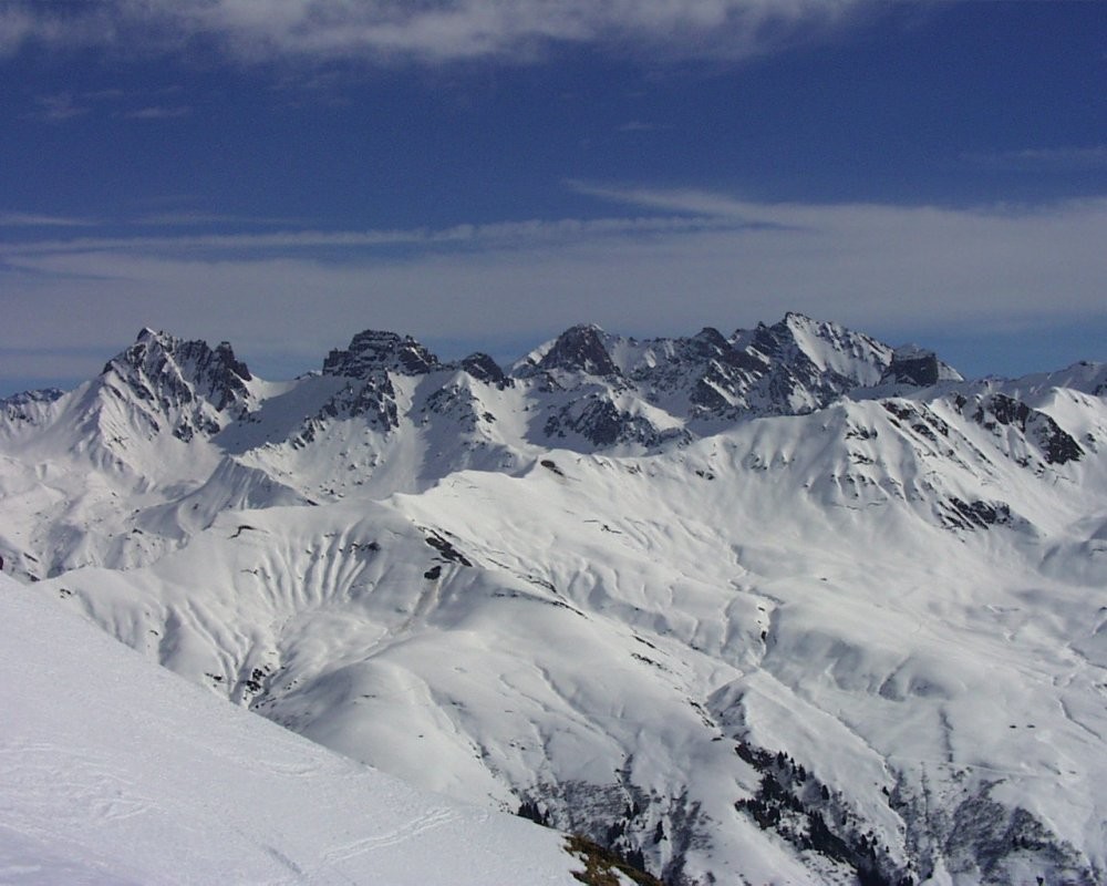 Aiguilles de Pressey, Grand Fond, Pierra Menta vues du Grd Mont