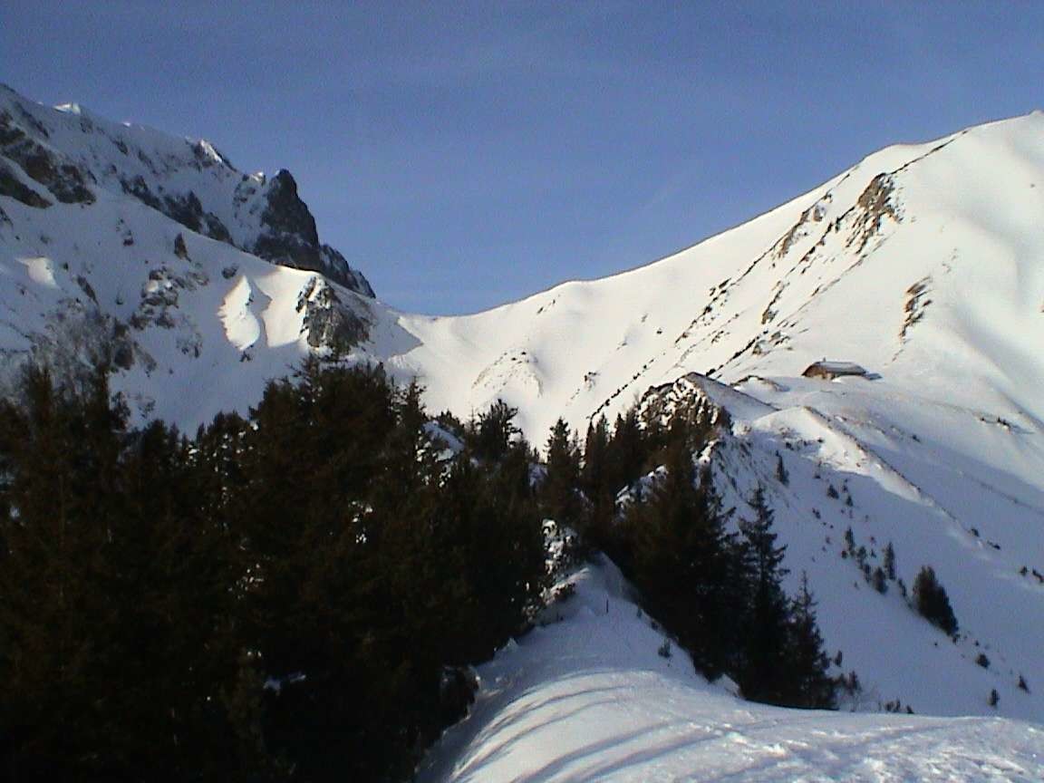 Stockhorn: Crête au dessus de Vorderälpital