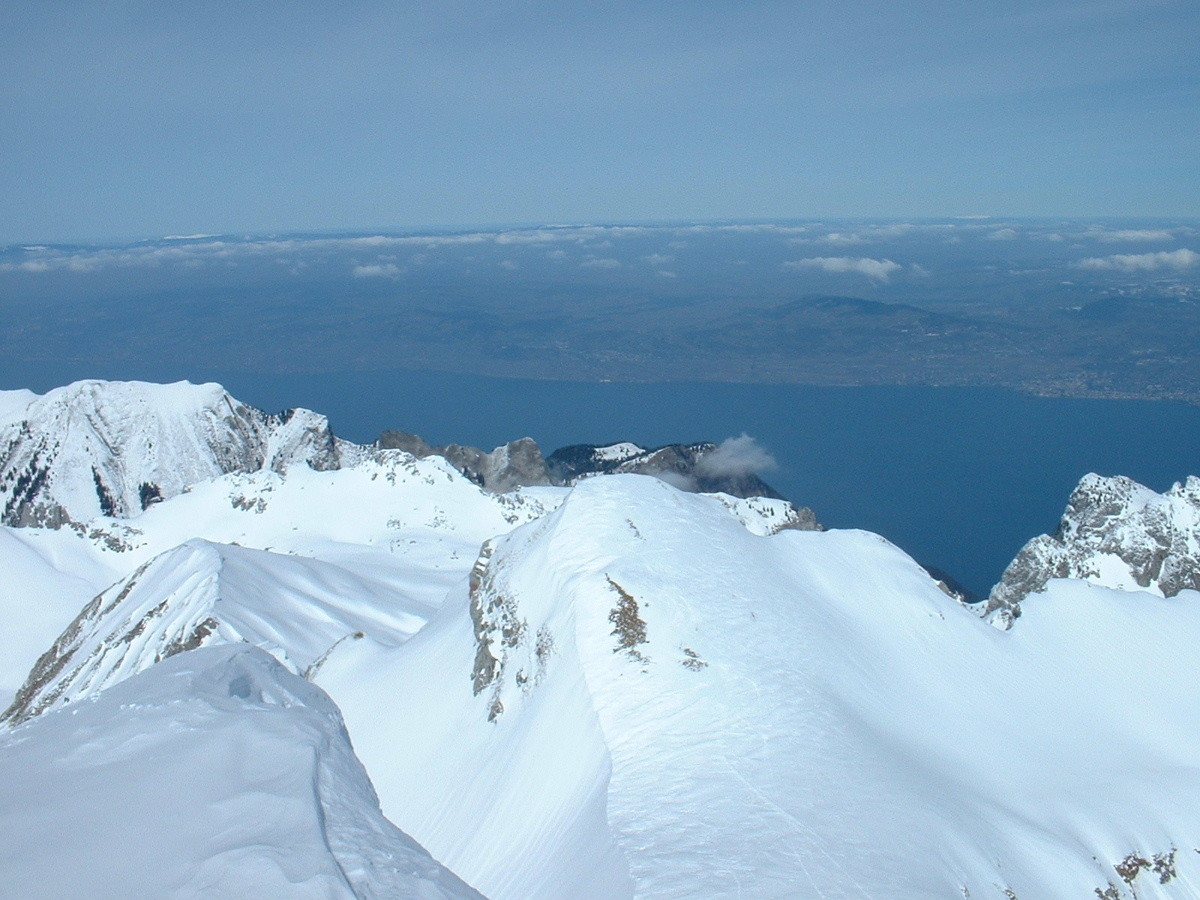 Tête de Lanchenaire : vue depuis les Cornettes