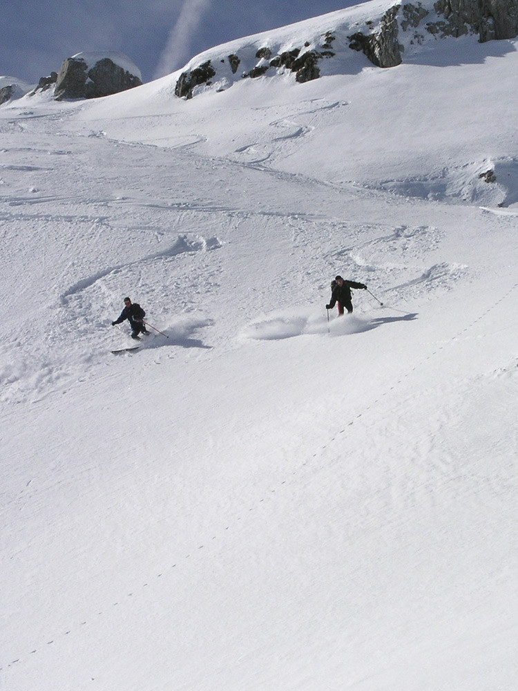 descente de la Tournette