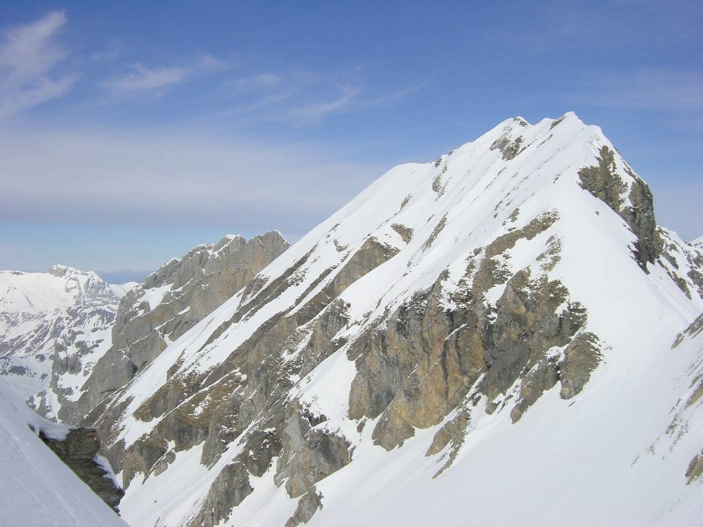La Mamule et le Mt Fleuri depuis le passage de la Grde Forclaz