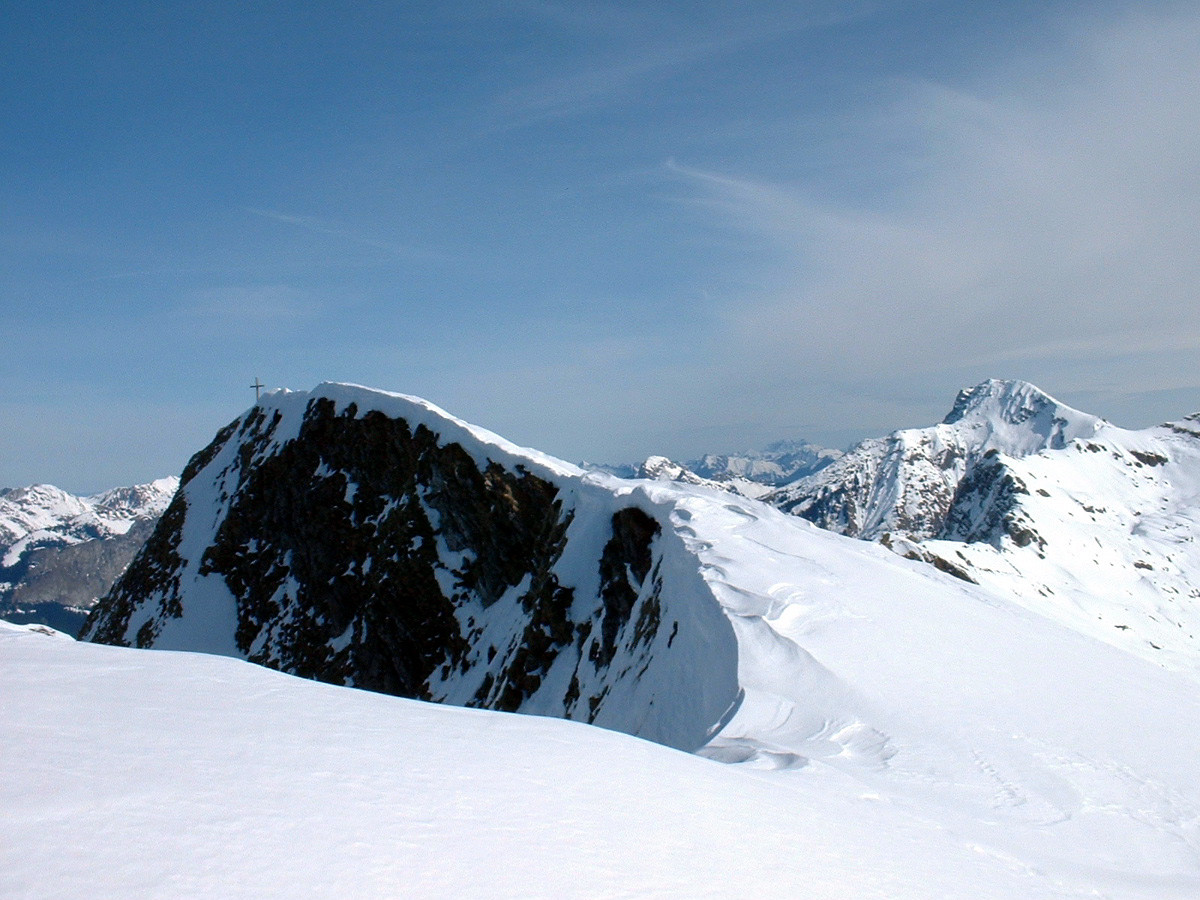 Pointe de Nantaux : Final sur l'arête du marteau