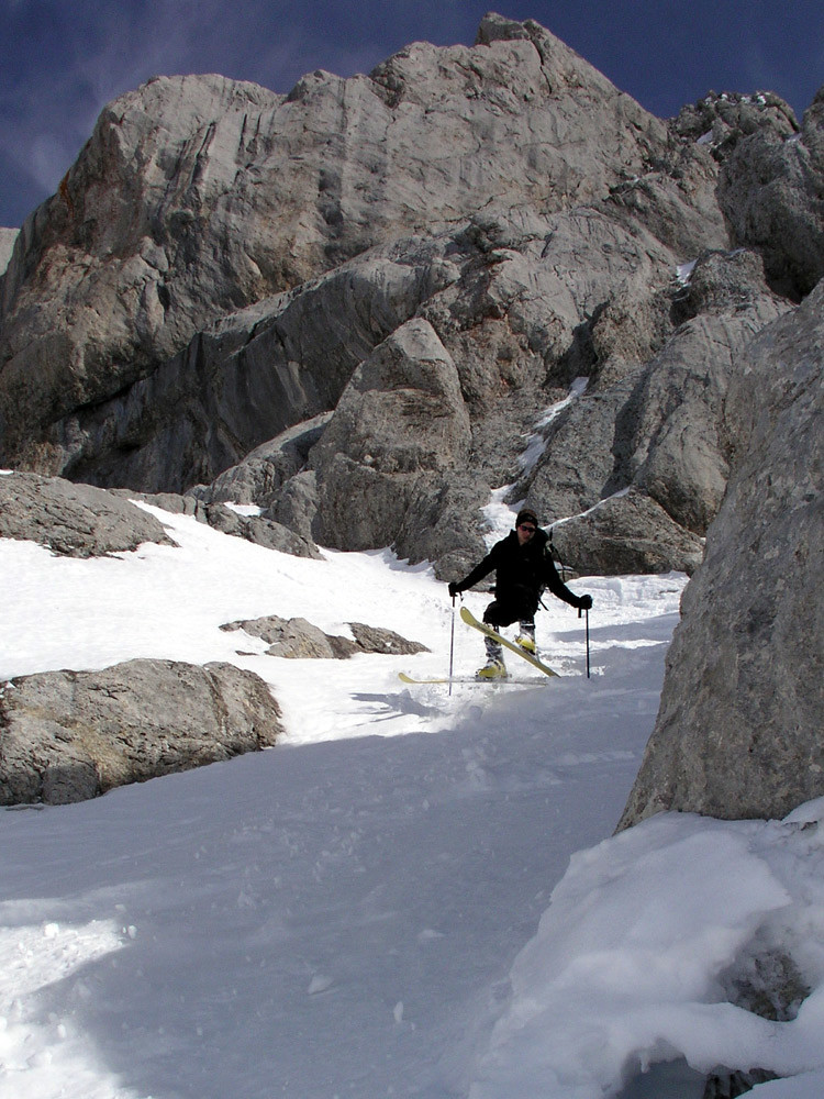descente de la Pointe Percée